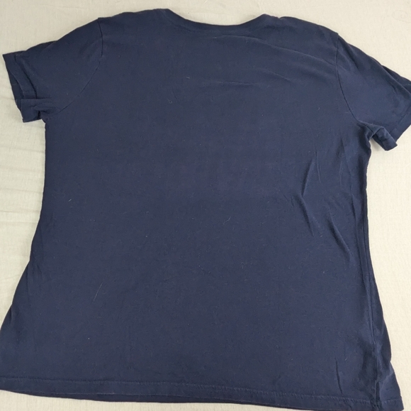 COWBOYS Her Style DALLAS Cowboys Blue Vneck Tee 2X - Picture 5 of 5